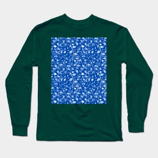 leaves seamless pattern Long Sleeve T-Shirt